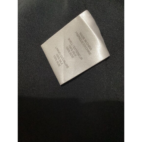 Theory Blue Black Silk Bubble Skirt Career Cocktail Mini Dress Short Sleeve S - Picture 6 of 7